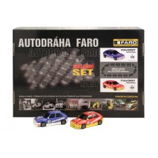 Základní set Favorit Racing (červená/modrá), 1:28