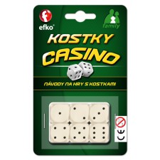 Hrací Kostky CASINO keramické