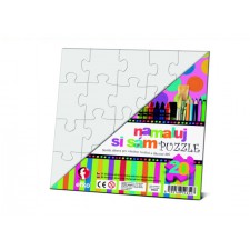 Namaluj si sám puzzle čtverec