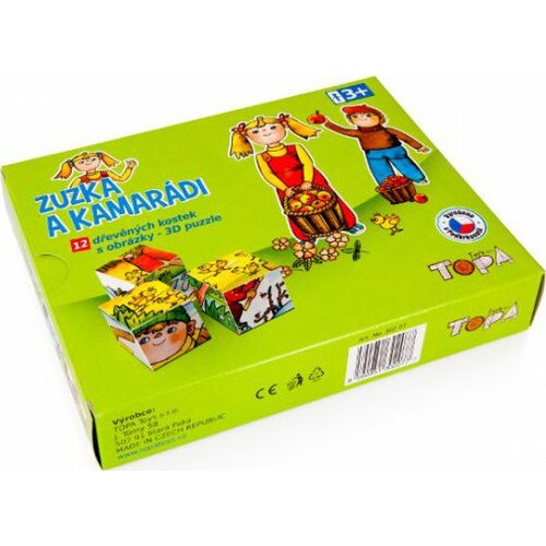 Topa Kubus Zuzka a kamarádi 12 kostek