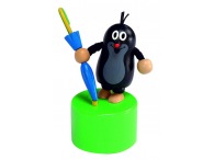 Mačkací figurka Krtek a deštník