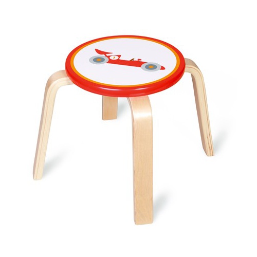 Dřevěná dětská stolička Formule, Scratch