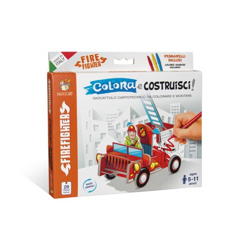 Kartonový model Hasičský vůz, Immagicart