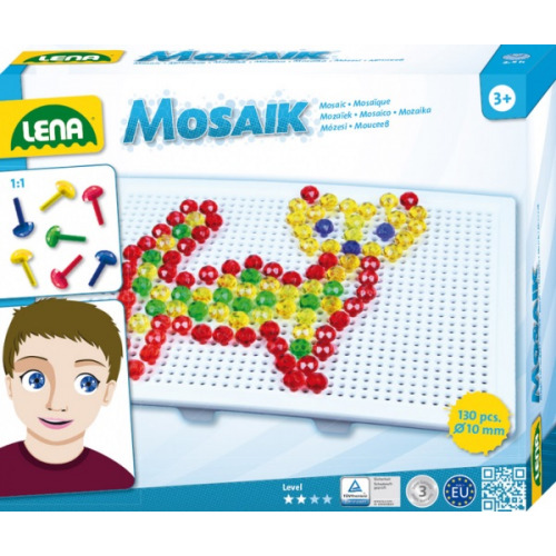 Lena Mozaika klobouček krystal 1 cm 140 ks