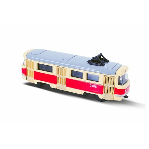 Tramvaj Tatra T3 česká kovová retro (8 cm)