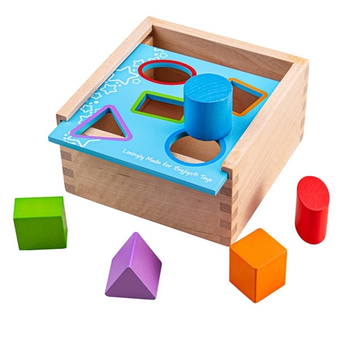 Bigjigs Toys Vkládací krabička s tvary
