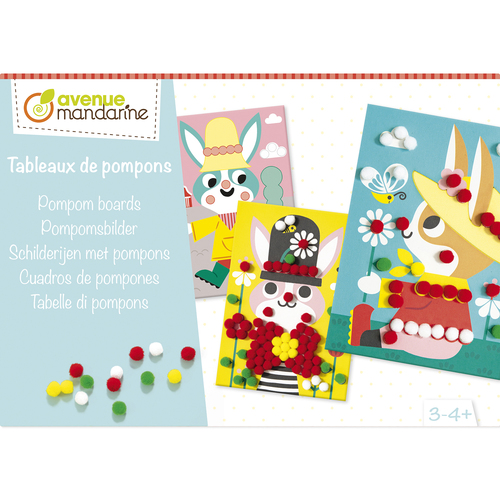 Kreativní sada nalepování Bambulky, Avenue Mandarine