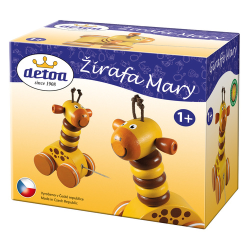 DETOA Žirafa Mary tahací hračka