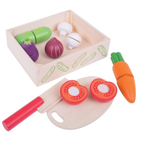 Bigjigs Toys Krájecí zelenina v krabičce