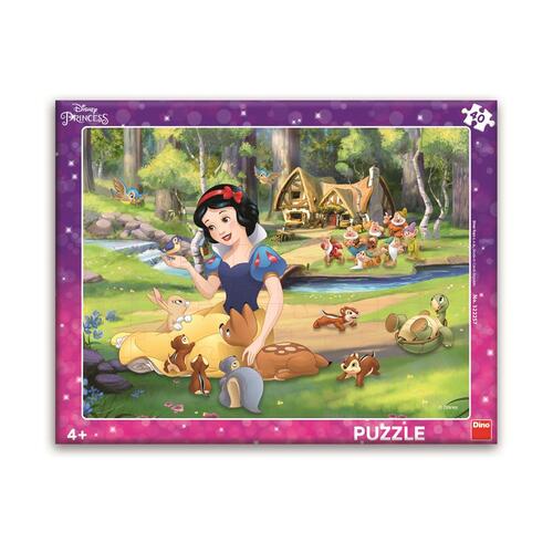 Dino Sněhurka a zvířátka 40 deskové puzzle