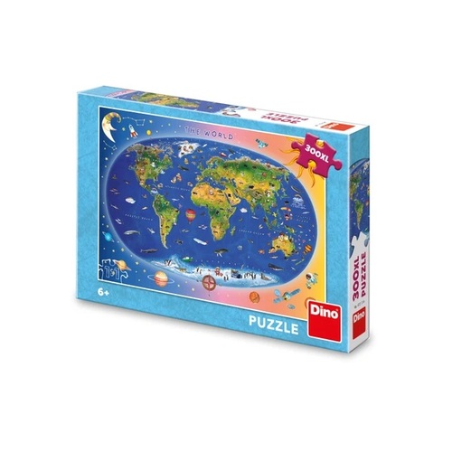Puzzle Dětská mapa 300 xl dílků