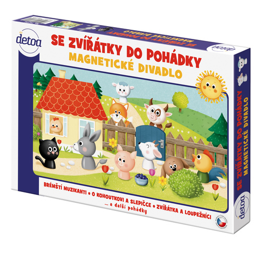 Magnetické divadlo Se zvířátky do pohádky