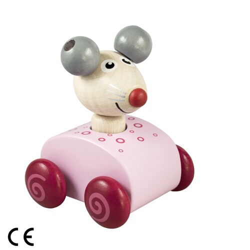 DETOA Pískací myš růžová