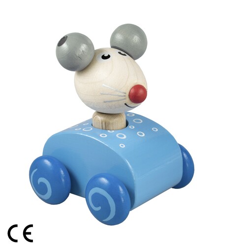 DETOA Pískací myš modrá